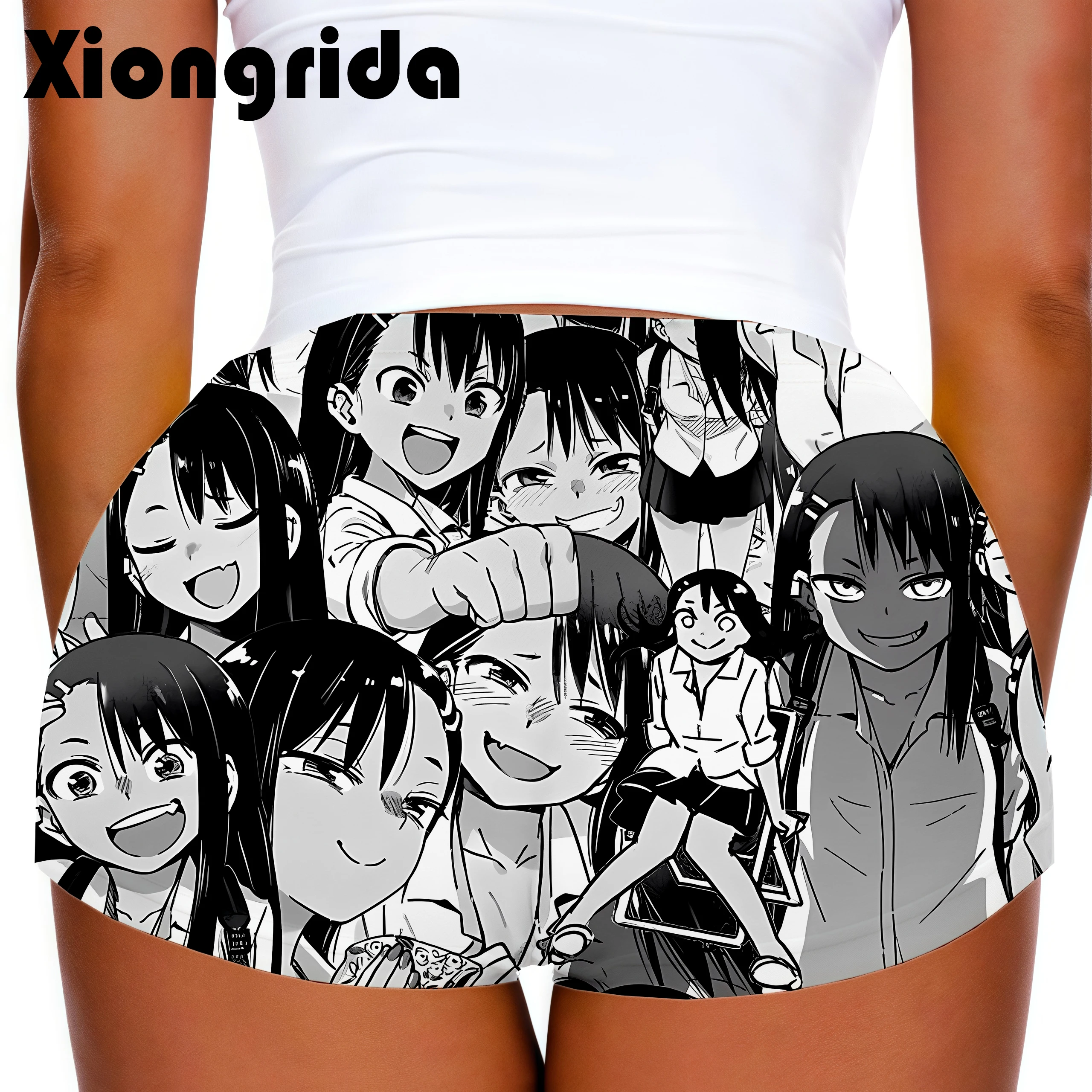 Hentai Pantaloncini sexy con stampa anime Donna Vita bassa Nagatoro Hayase Pantaloni caldi Pantaloncini per costumi cosplay donna