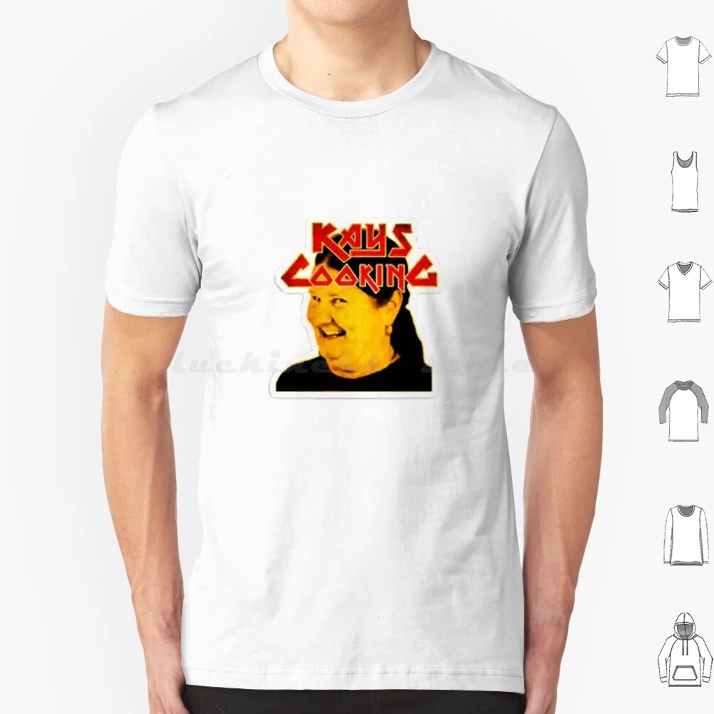 Kays Cooking T Shirt Big Size 100% Cotton Kays Cooking Cooking Chef Funny Cook Food Baking Kitchen Restaurant Meme Kay Humor
