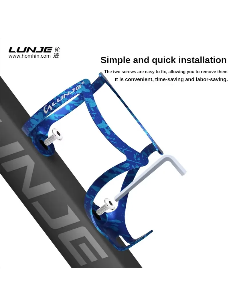 AliExpress LUNJE MTB Water Bottle Holder Lightweight Bicycle Cup Cage Rack Mtb Mountain Road Aluminum Alloy Bike Accessories
