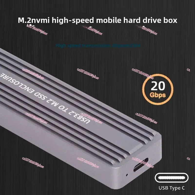 RTL9220 USB3.2 naar 20 Gbps M.2 NVMe SSD-behuizing Gen2 * 2 SSD
