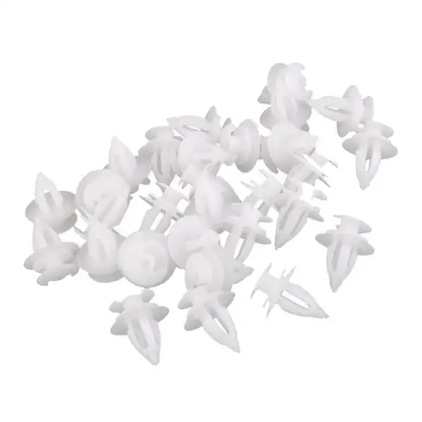 

300 шт., белые дверные обшивки, фиксаторы крыльев, зажимы для бампера для серии E