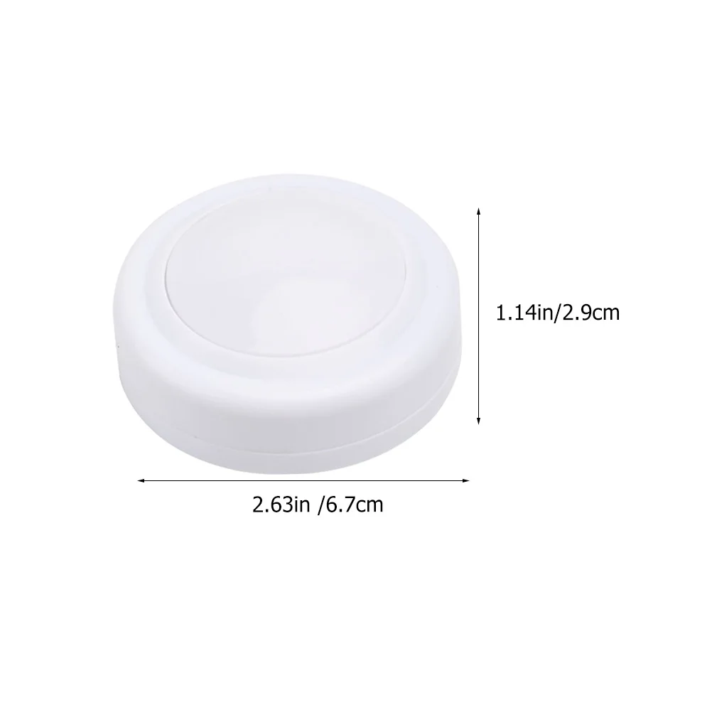 4Pcs LED Puck Lights Color Changing Operated Remote Control Wireless Under Cabinet Small Stick on Lights Touch