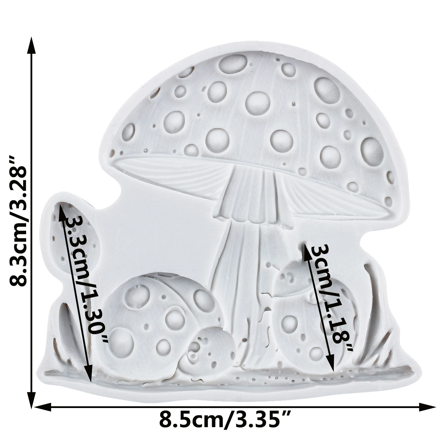 Mushroom Silicone Molds Ladybug Fondant Cake Decorating Tools Cupcake Topper Chocolate Craft Gum Paste Polymer Clay