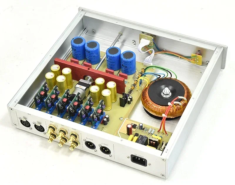 

AC220V F26 Low Distortion Large Dynamic Full Balance Preamplifier Reference BRYSTON BP-26 Circuit