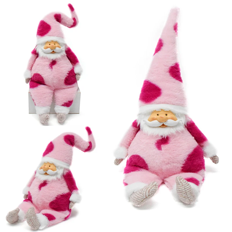 

70CM Cute Pink Christmas Santa Claus Doll Ornament Decoration Christmas Tree Decoration Christmas Decoration 2025 Christmas Gift