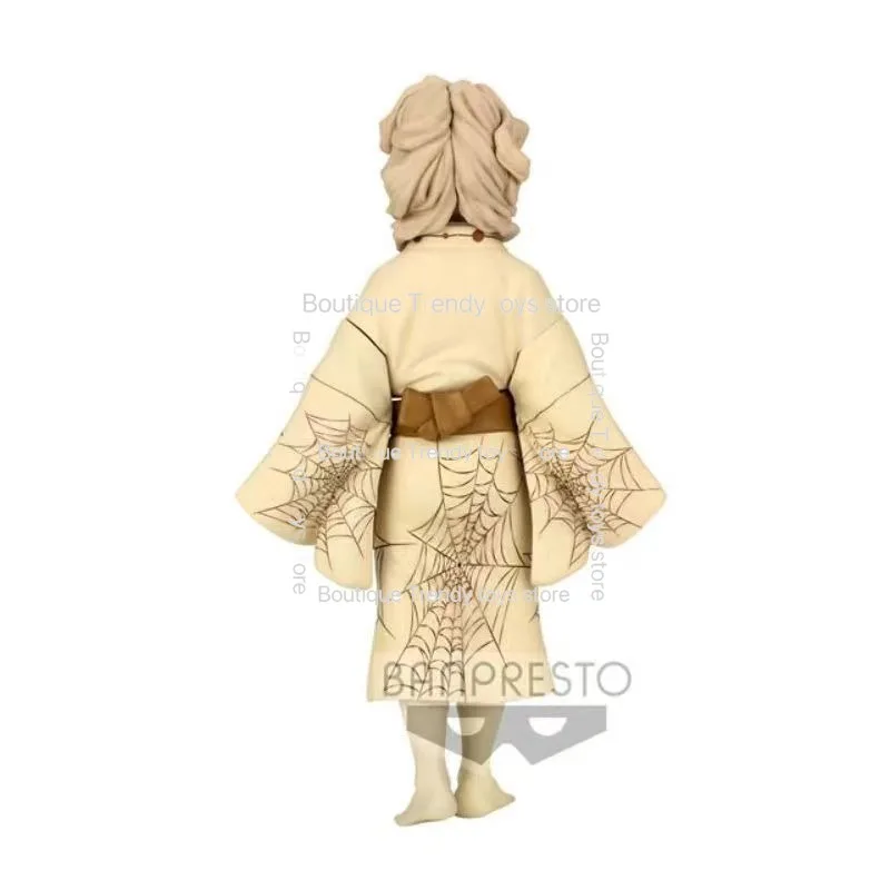 반다이 오리지널 반프레스토 악마 슬레이어 12 키즈키 루이 14cm PVC 애니메이션 액션 피규어 모델 장식품 컬렉션 장난감