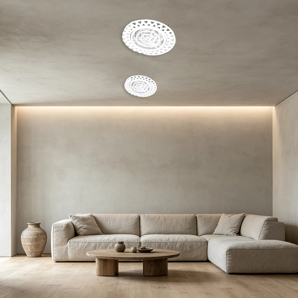 For Peaceful Sleep Edgeless Air Outlet Abs Air Diffuser Fireplace Part As Picture Solid Abs Material Three-speed Control