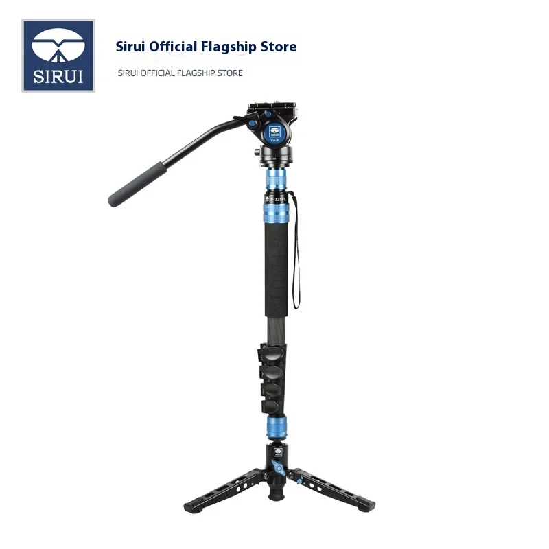 Sirui P-325FL P-325FS Monopod Professional Carbon Fiber Portable Tripod 5 Section Carrying Bag Max Loading 10kg