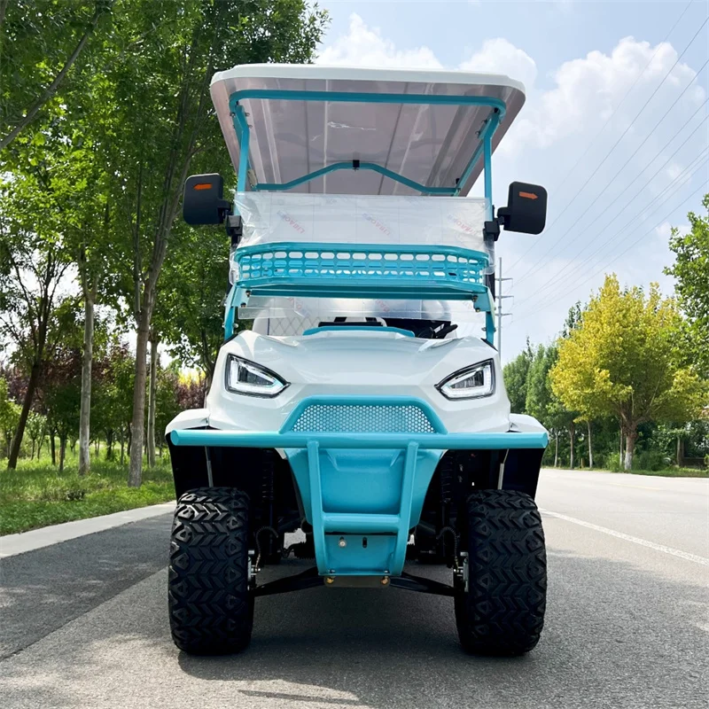 Competitive Price 48V 60V Best New Powerful Street Legal 6 Seater Golf Cart Electric 7000W Electric Golf Cart China Manufacturer