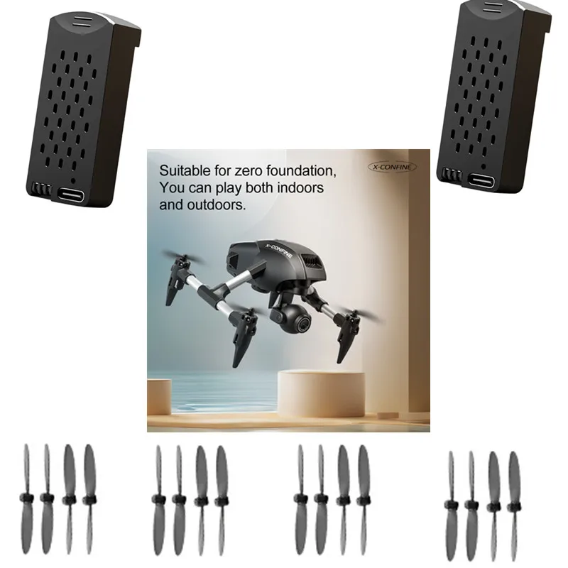 4DRC V42 RC Drone 3.7V 700Mah Battery/Propeller 4D-V42 Drone Battery 4DRC V42 Drone Battery Blades V42 RC Drone Parts Battery
