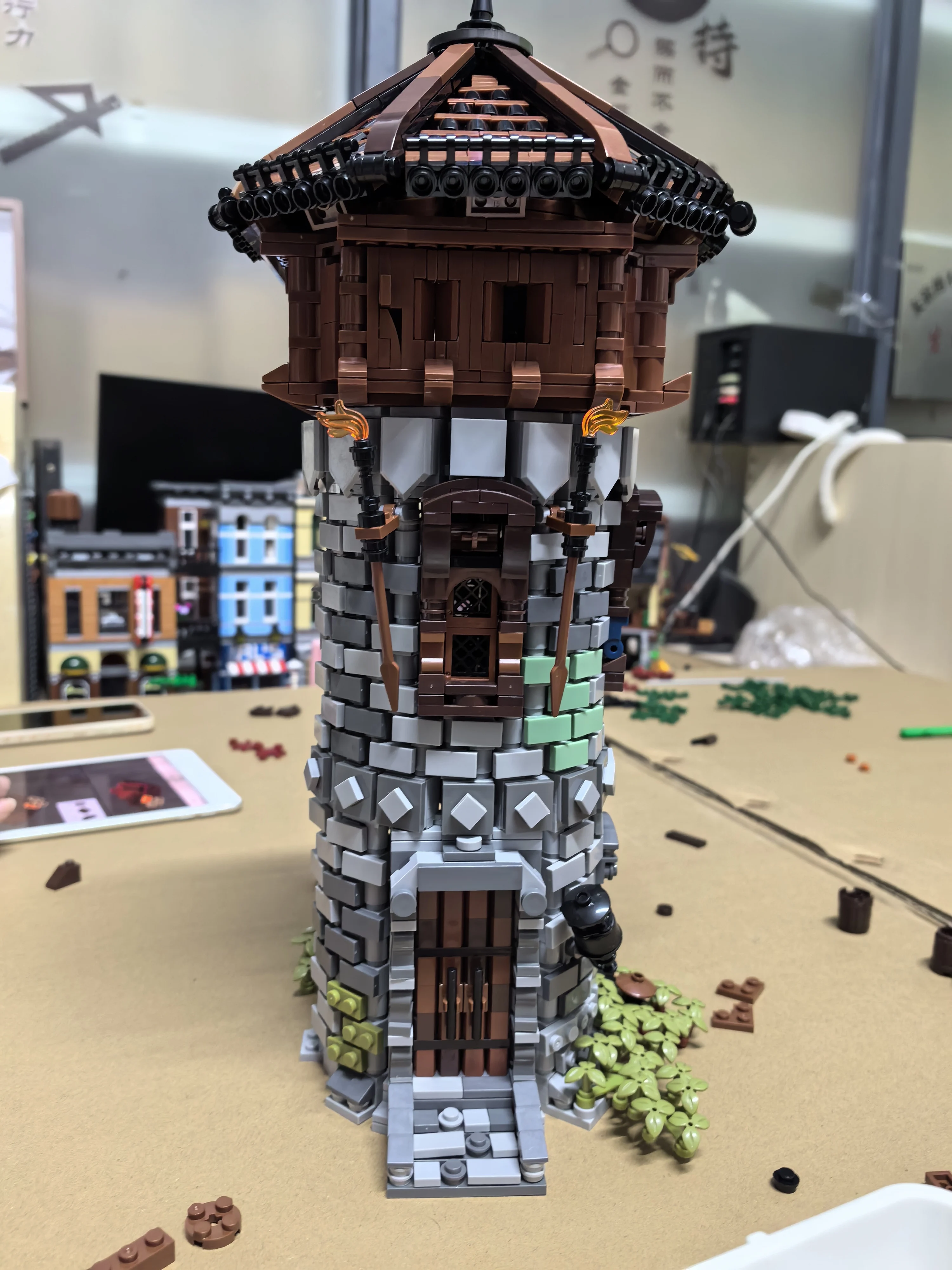 

Строительные блоки 124071, средневековый замок, башня, головоломка, строительные блоки, игрушка, модель здания, орнамент, детский подарок