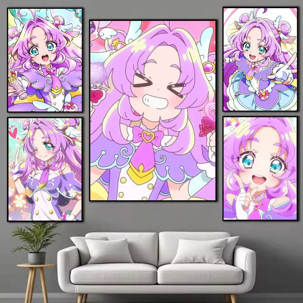 Akechi Anna Cure Answer Poster High Quality Dorm Living Room Aesthetic Wall Decoration Painting Stickers Gift