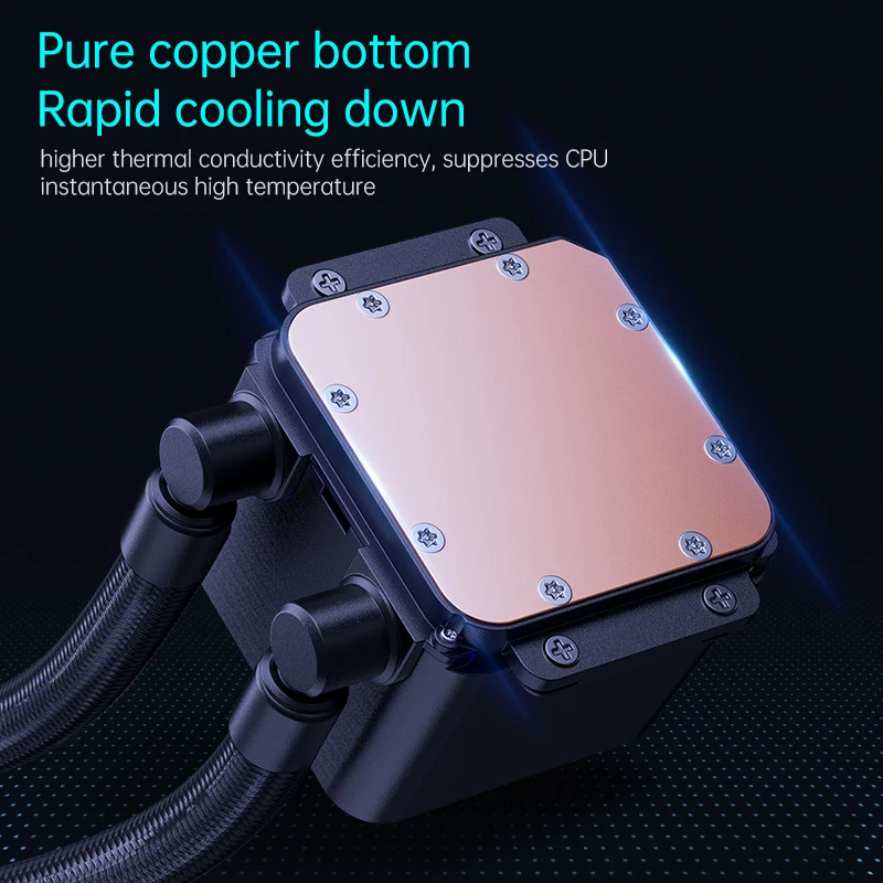 Pendingin Cair CPU AIO ARGB KS - Aio Liquid Cooler ulasan dan harga
