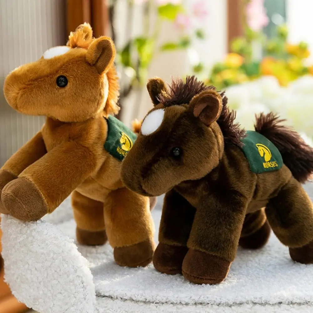 

Simulation Horse Simulation Horse Plush Toys Stuffed Animal PP Cotton Realistic Horse Stuffed Toy Soft Plush