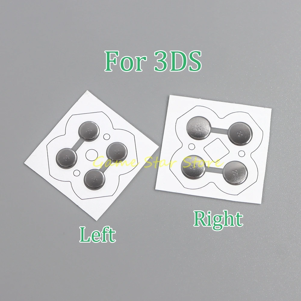 200pcs Replacement For 3DS Controller Left Right D Pads D-Pad Metal Dome Snap PCB Board ABXY Buttons Conductive Film