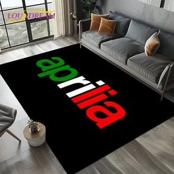 2025 Aprilia Racing Car Logo Motorcycle Carpet Rug for Bedroom Living Room Home Sofa Decoration,kids Play Decor Floor Mat Gift