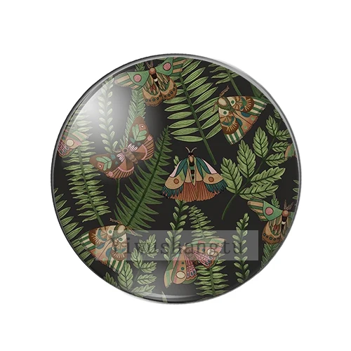 Green Forest Animal illustration Art Paintings 12mm/18mm/20mm/25mm Round photo glass cabochon demo flat back Making findings