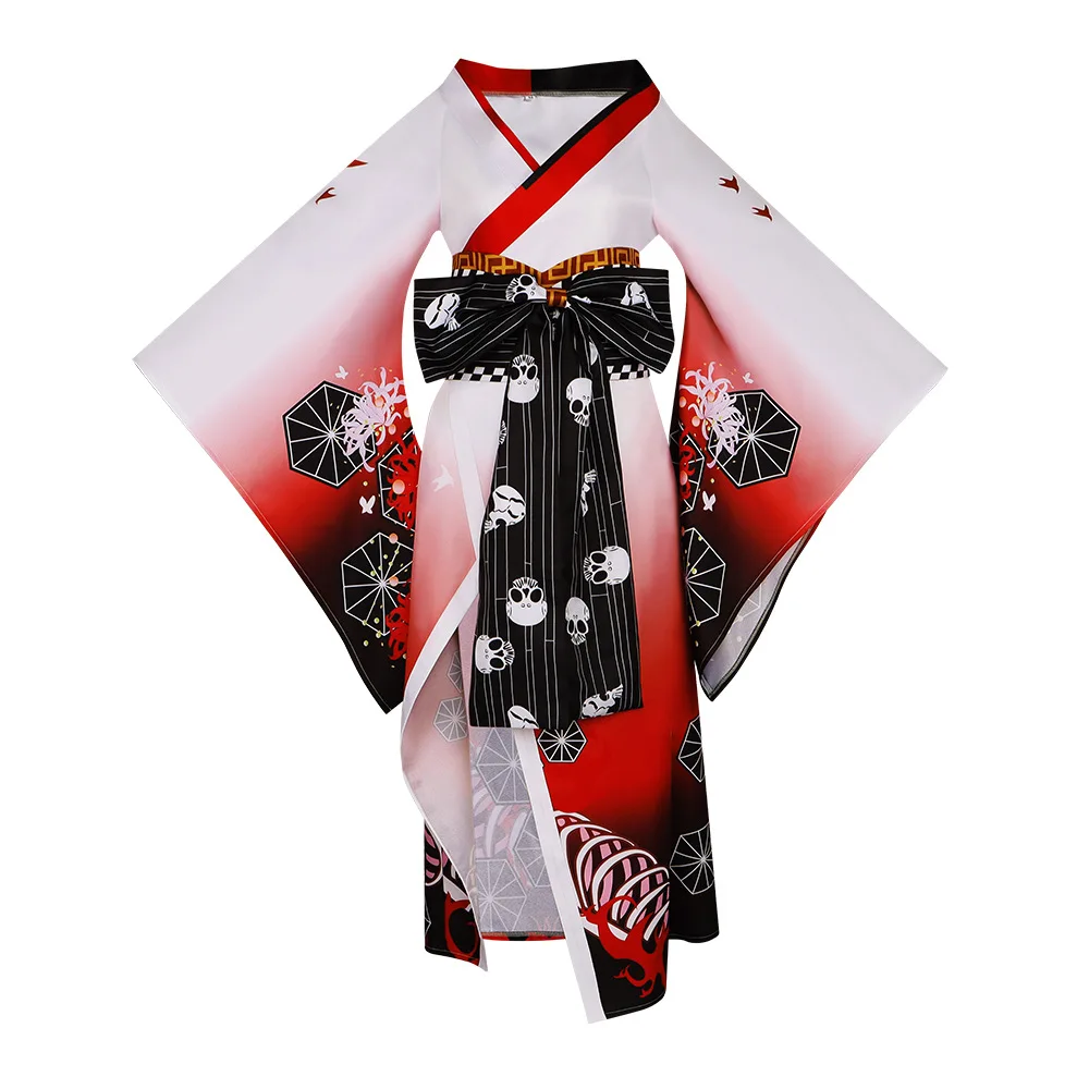 Anime Makima Cosplay Costume Hyakkiyakou‘s Shutendoji Japanese Kimono Bathrobe Woman Men Sexy Halloween Suit Cosplay