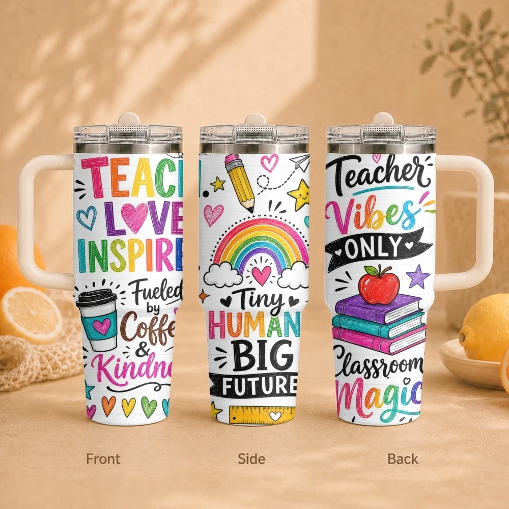 Creative Graffiti Lady Vacuum Flasks 40oz Vacuum Insulated Travel Mug - Stainless Steel Straw Cup Lid