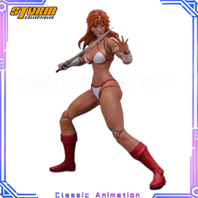 

【Оригинал】Storm Toys SGGX05 масштаб 1/12 классический аркадный золотой топор TYRIS FLARE & BLUE DRAGON фигурки модели игрушек