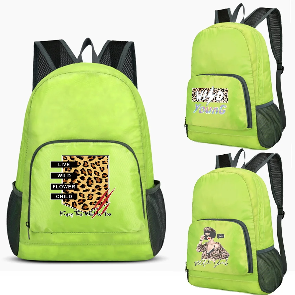 

2026 Foldable Backpack Men Hiking Sports Ultralight Daypack Bags Wild Print Waterproof Backpacks Women Travel Shoulders Rucksack