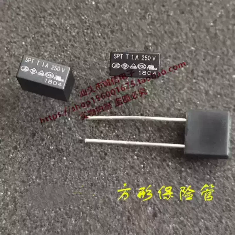 5-100pcs SPT T1A 250V square fuse, brand new fuse tube, LCD TV fuse