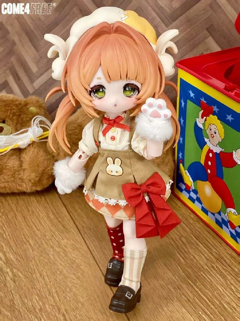 

COME4FREE BJD Rabbit Dream Box: Коллекционная шарнирная кукла-фигурка 1/6 масштаба, специальное тело, подарочная коробка-сюрприз для девочек