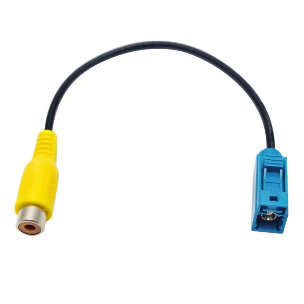 Car Reversing Camera Navigation Video Input Cable Adaptor Fakra RCA Cable Plug For Mercedes-Benz E280/E300/GLK