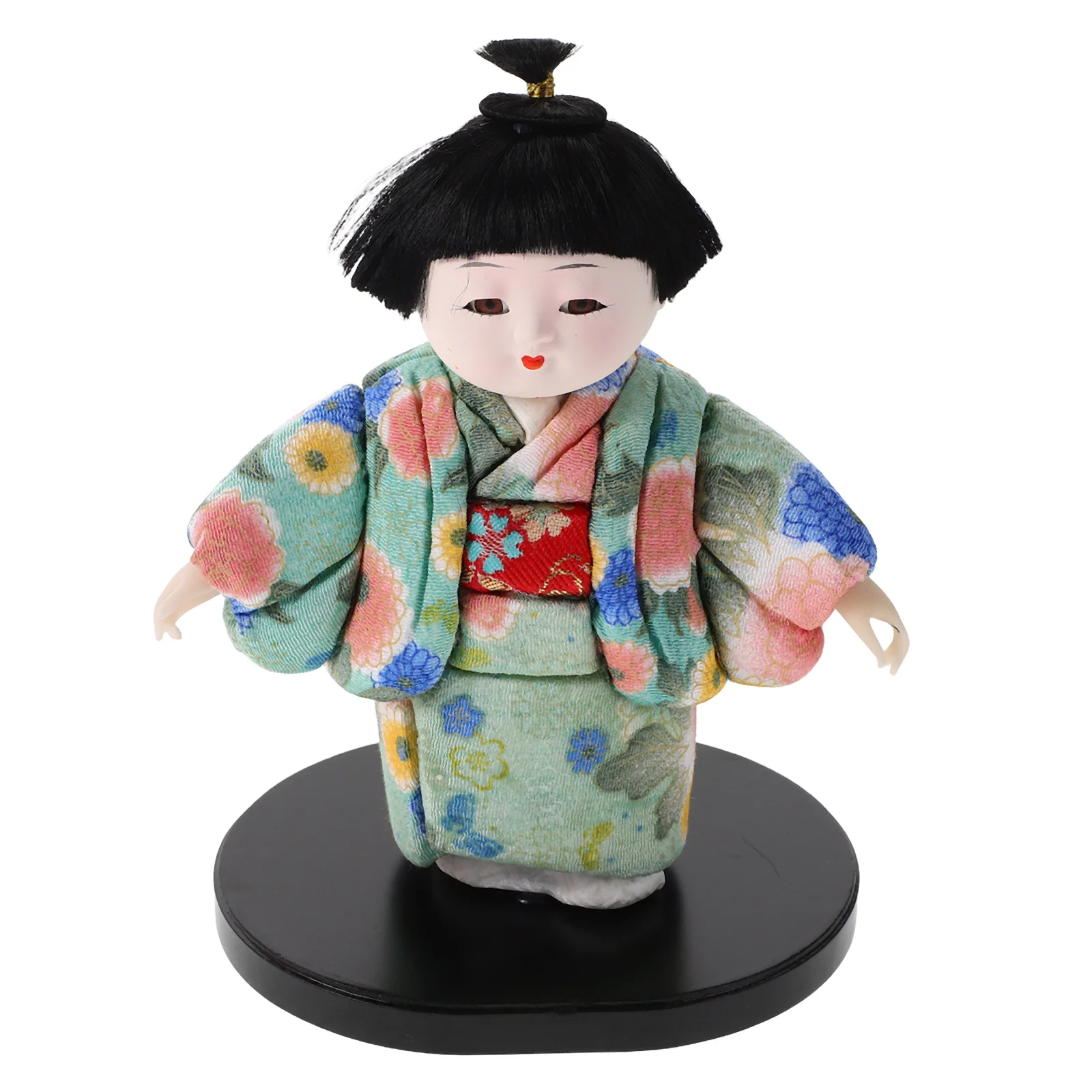 

Japanese Kabuki Kimono Ornament Handcrafted for Living Room Office Car Dashboard Kimono Sculpture Japanese Restaurant Decoration