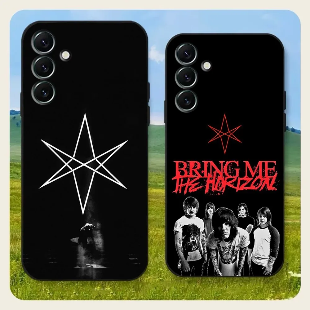 Bring Me The H-Horizons BMTH Phone Case For Samsung Galaxy A20,A21s,A22,A31,A32,A52,A53,A72,73,A80,A91Soft Black Cover