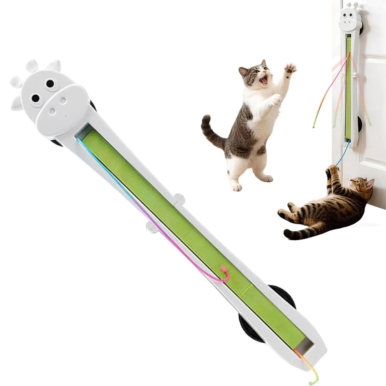 Fully automatic giraffe cat teasing machine, automatically tightens and throws ropes, allowing cats to relax and relieve boredom