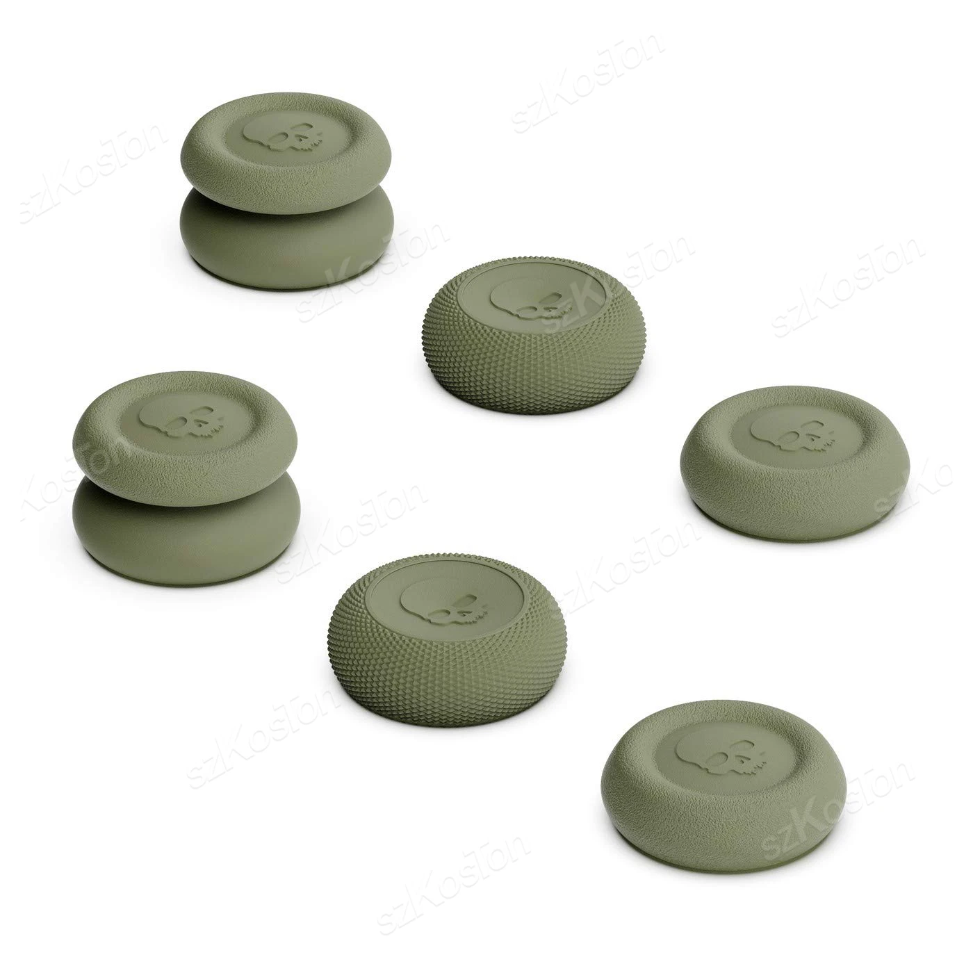 6PCS Daumen Griffe Kappen Set für Schalter 2 Pro/PS5/PS4 Controller Taste Stick Abdeckung Gamepad Joystick kappe Gaming Zubehör