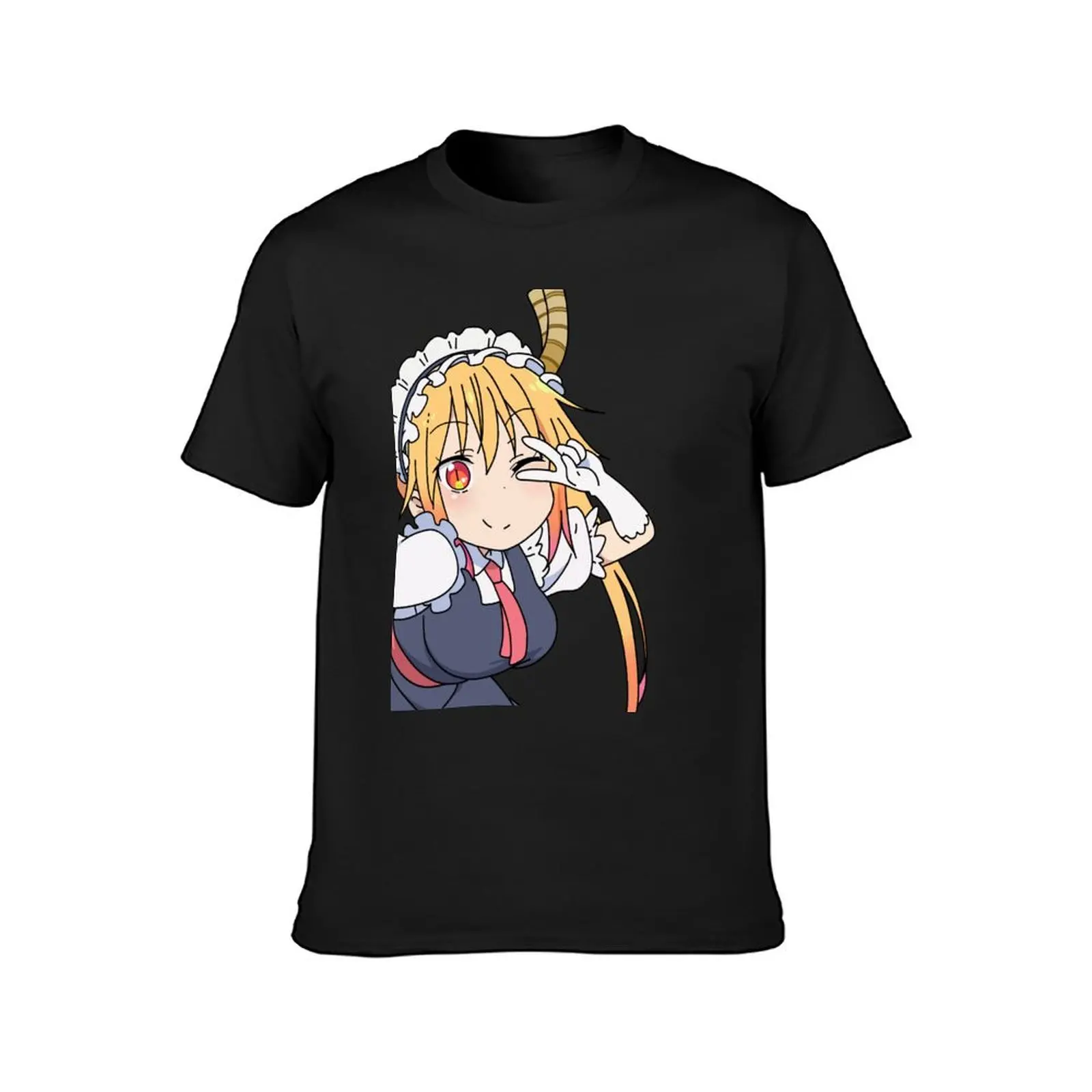 Dragon Maid: Tohru winking! T-Shirt customs shirts graphic tees designer t shirt men