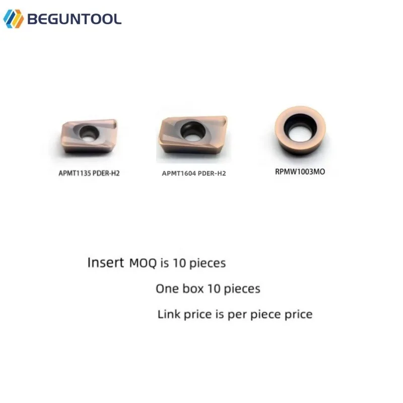 APMT1135PDER APMT1604PDER H2 M2 RPMW1003 RPMT1204 Carbide Milling Insert APMT1604 APMT1135 Carbide Insert APMT RPMT