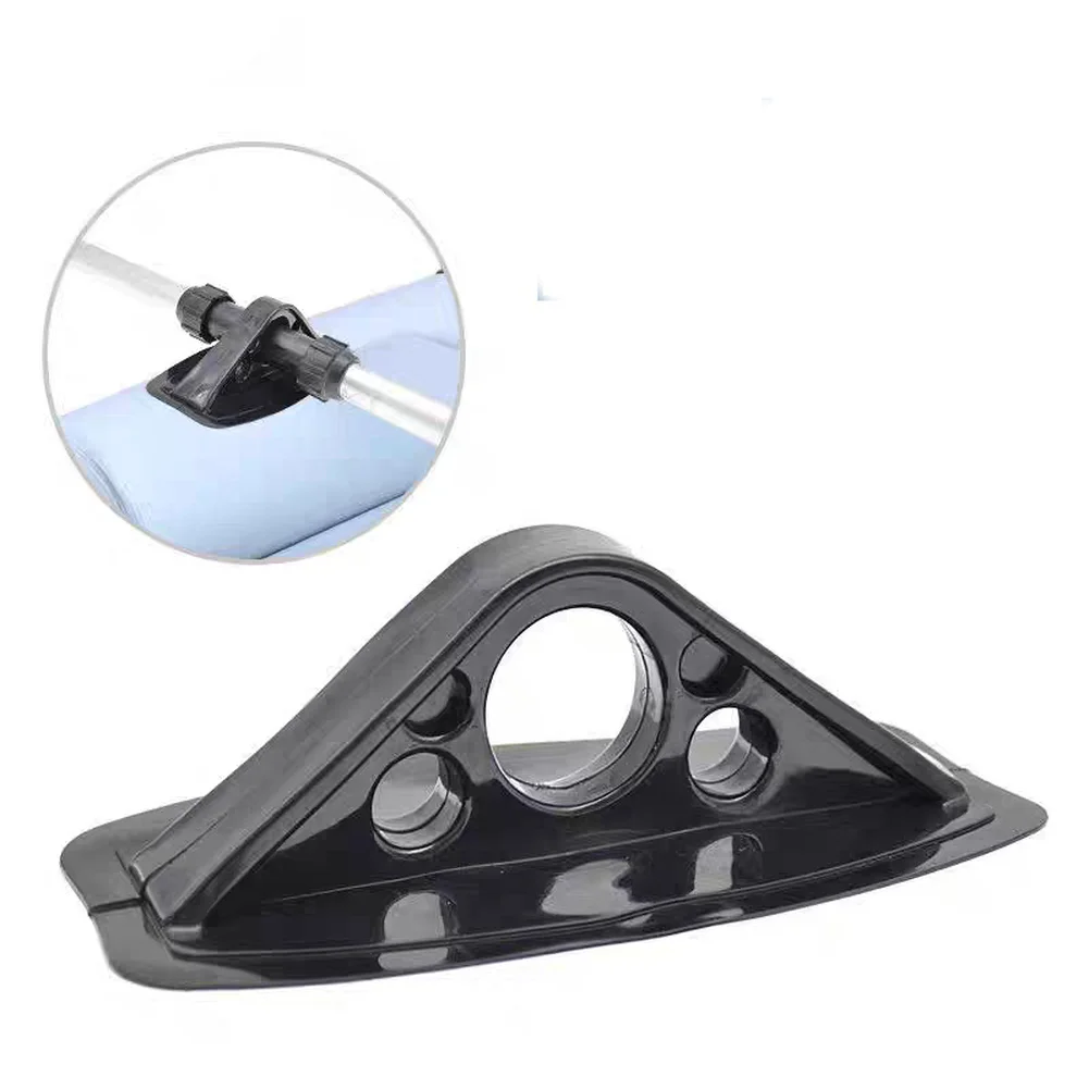 Three Hole Fixed Paddle Holder Mount For Inflatable Boats ABS Frame For Blade Support And Sunshade Frame Compatibility
