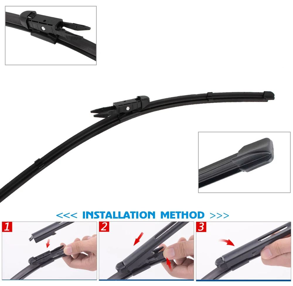 Car Wiper Blade Front Window Windscreen Windshield Wipers Blades Pinch Tab Auto Accessories For Citroen C1 26