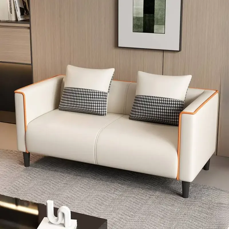 

Designer Living Room Sofas Nordic European L Shape Modern Puffs Sofa Chaise Lounge Luxury Replica Divano Postmodern Furniture