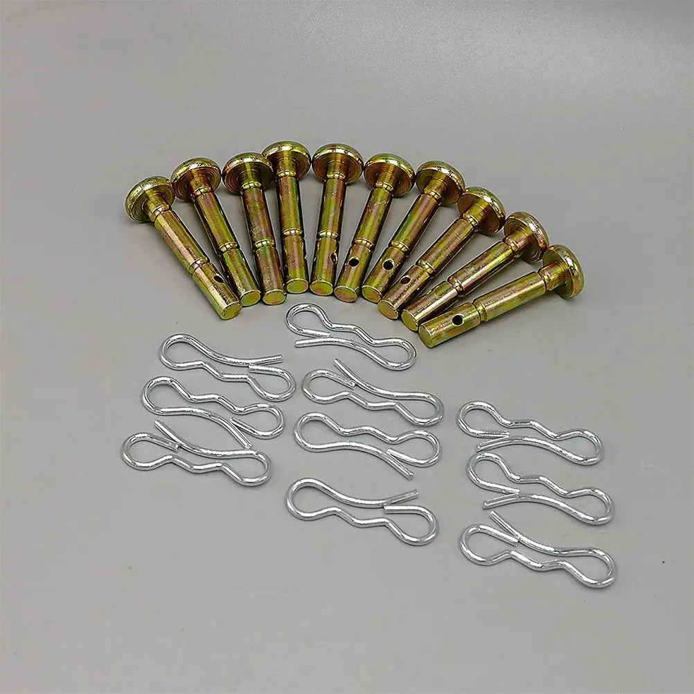 

5Sets Shear and Cotter Pins Supply Durable Metal Protect from Severe Ices Rocks Damage Convenient Shear Set