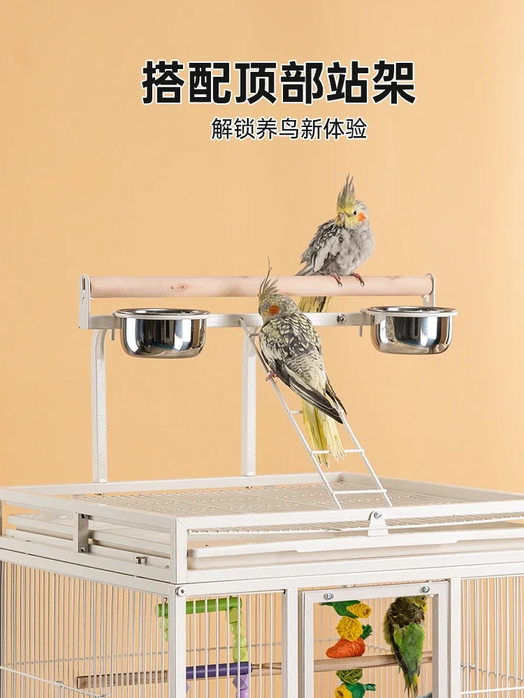 Household parrot large bird cage medium and large parrot cage anti-splash special bird cage