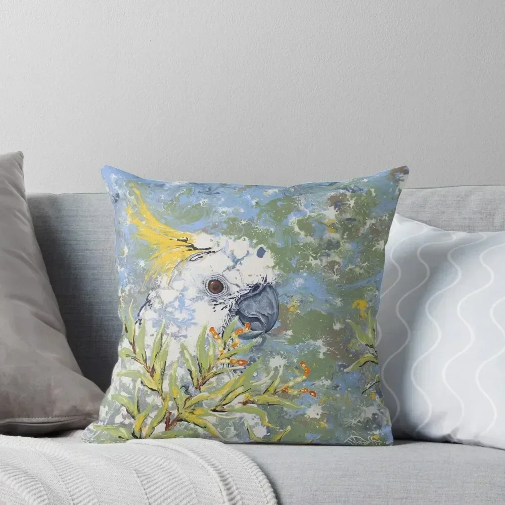 

Sulphur Secateur Sulphur-Crested Cockatoo Throw Pillow Pillow Case Decorative Sofa Cushions pillow