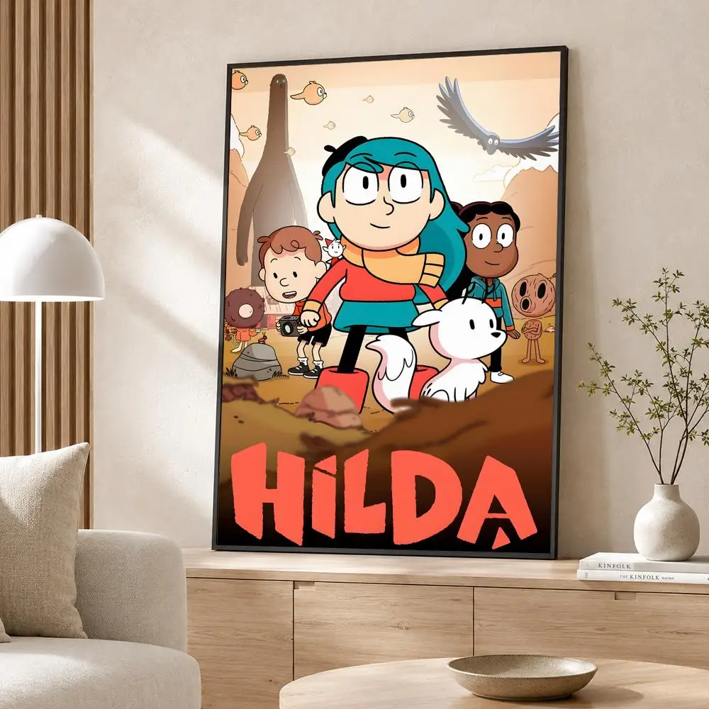 TV Series Hilda Poster Poster Wall Sticker Waterproof Self Adhesive HD Art  Bedroom Bar Decor