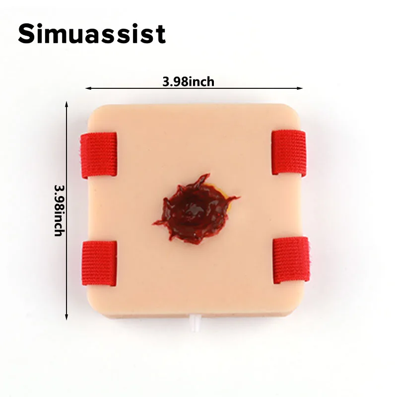 1 SET Wound Packing Trainer Wearable Bullet Wound Trainer for Hemostasis Stop The Bleed Training Kit for Wound Dressing Training view 5