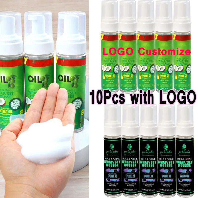 

Wrap/Set Mousse With Customize Logo 10Pcs Affordable Curls And Waves Hair Mousse Shiny Healthy Moisturizing Foam Setting Lotion
