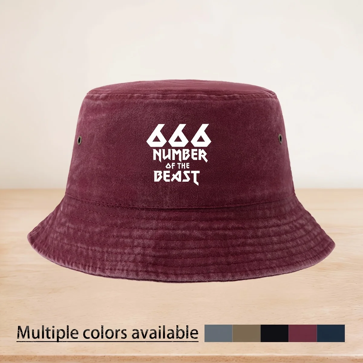 High-quality Bucket Hat with Digital Alphanumeric Print, Suitable for Camping and Leisure. A Unisex Fashion Trend Fishing Hat, V