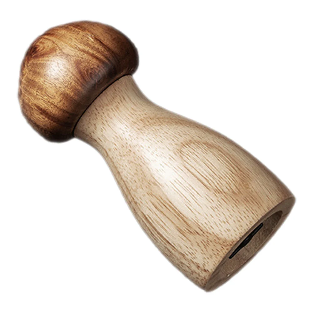 

2PC Wooden Manual Salt Set Base Pepper Mill Salt Refillable Kitchen Gadget Seasoning Coffee Bean Pepper Shaker