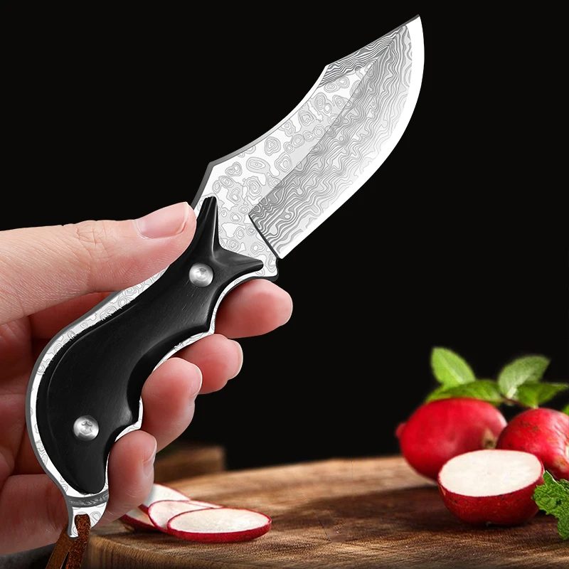 Cobie VG-10 Damascus Steel Knife, High end Meat Knife, Fruit Knife, High Quality Knife with Knife Cover