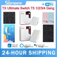 SONOFF T5 TX Ultimate Smart Wall Switch Full Touch Access LED Light Edge Multi-Sensory EWeLink Remote Control Via Alexa Google