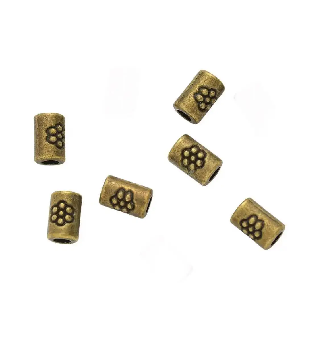 

100pcs 5*3.5mm Vintage spacer beads for jewelry handamde Zinc alloy metal HWL2665