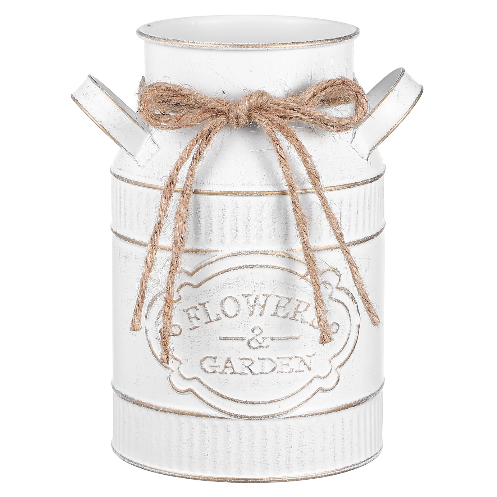 

Vintage Metal Dried Flower Bucket Planter Rustic Flower Arrangement Holder Jug Plants Flower Storage Container For Garden