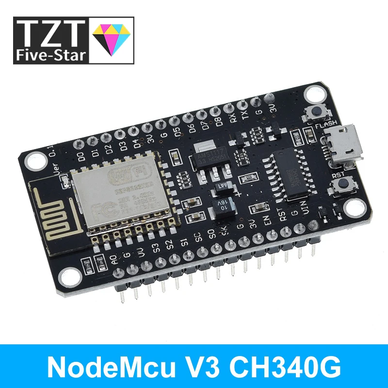 Wireless module CH340/CP2102 NodeMcu V3 V2 Lua WIFI Internet of Things development board based ESP8266 ESP-12E with pcb Antenna